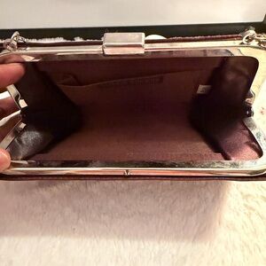 Elegant Black and Silver Women's Clutch